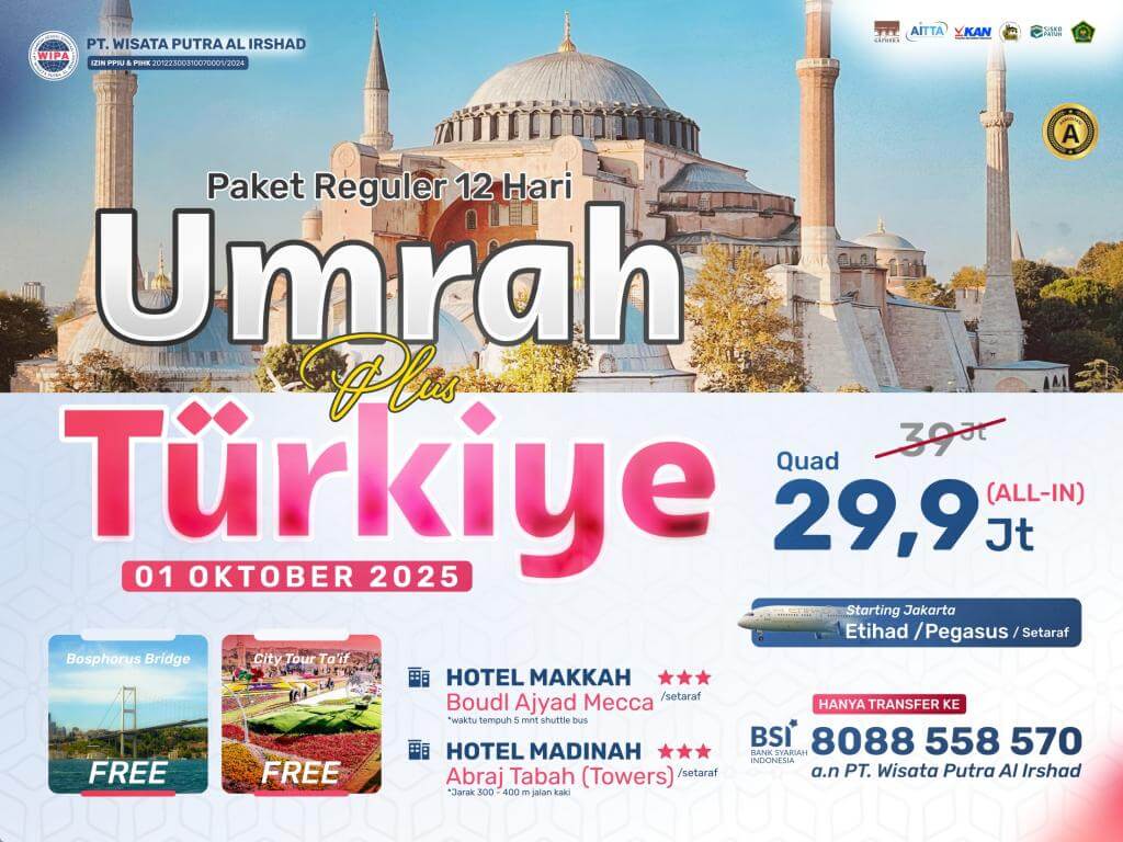 [DOKUMENTASI] UMROH PLUS TURKEY 01 OKTOBER 2025 ALL IN