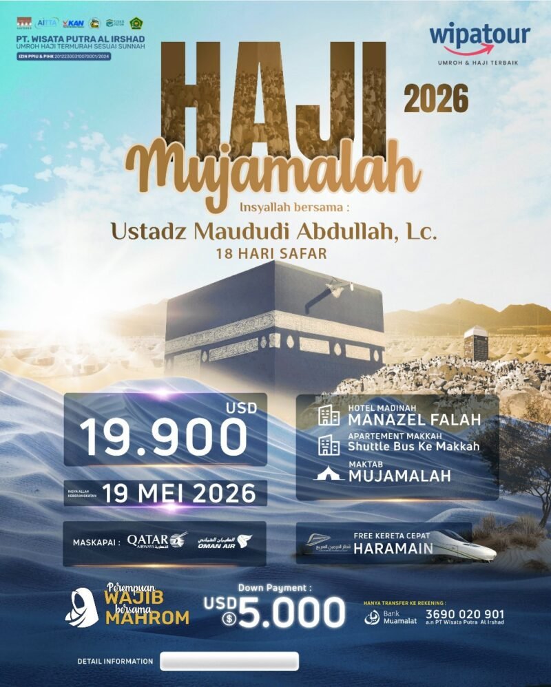 Haji Rashka HAJI MUJAMALAH 2026 - Umroh Sesuai Sunnah