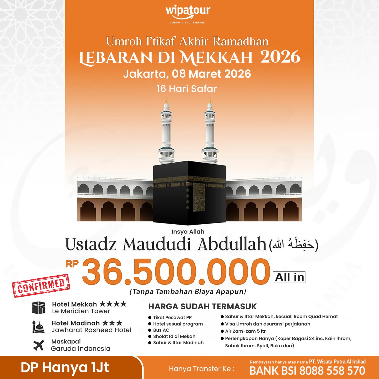 UMROH I’TIKAF RAMADHAN 2026 PAKET REGULER (16 HARI)