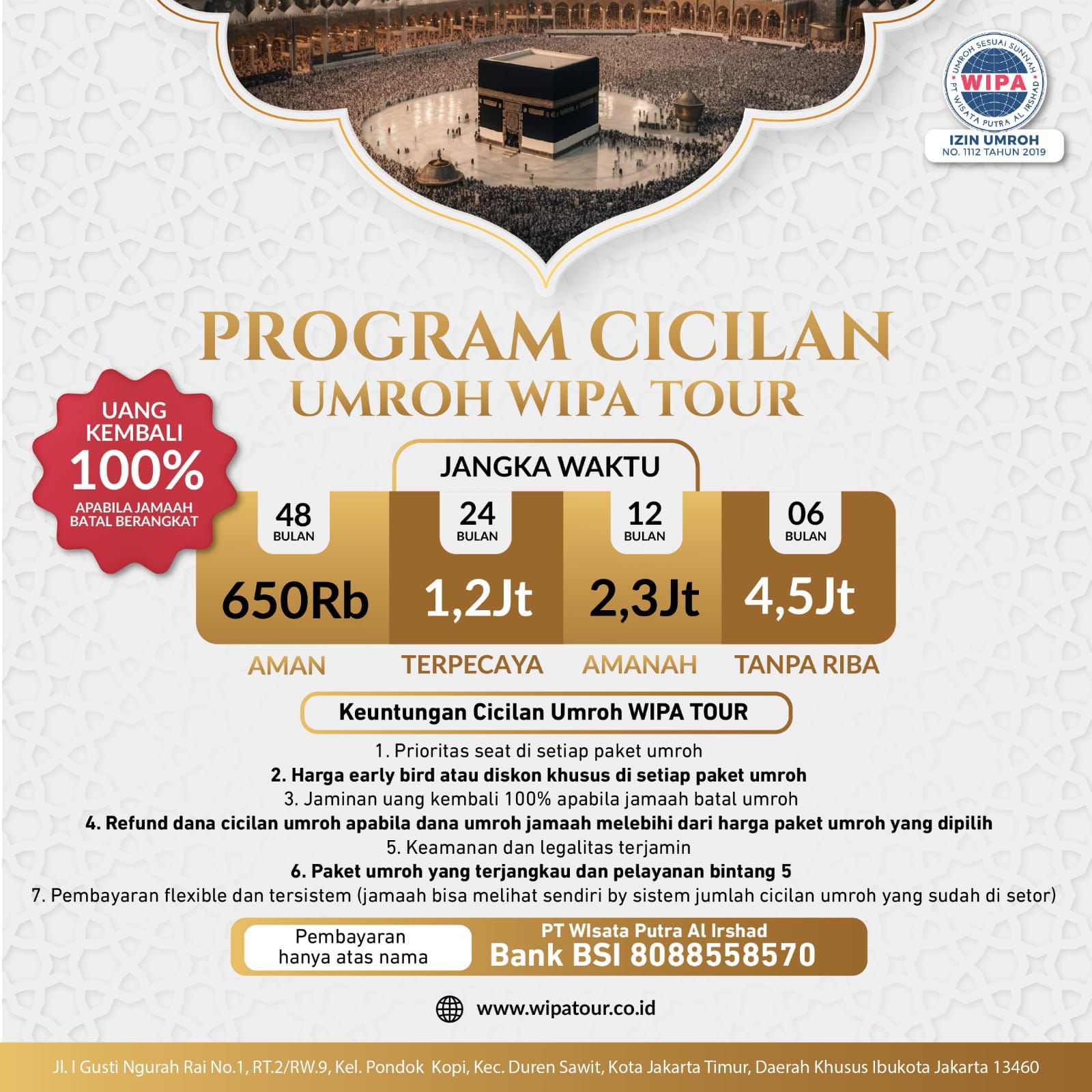 PROGRAM TABUNGAN UMROH WIPA TOUR