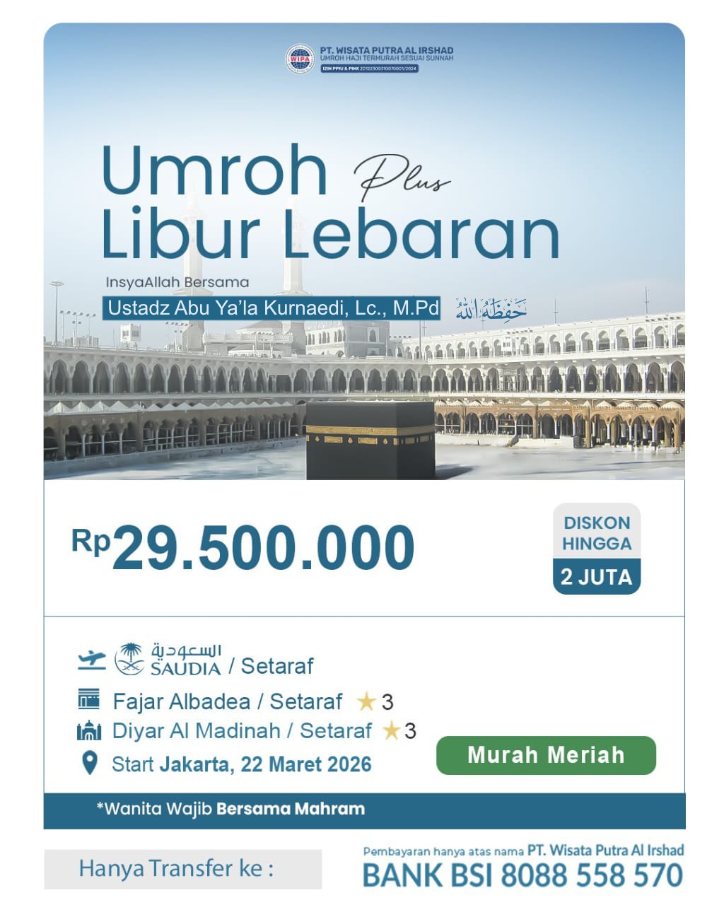UMROH PLUS LIBUR LEBARAN UMROH PLUS LIBUR LEBARAN
