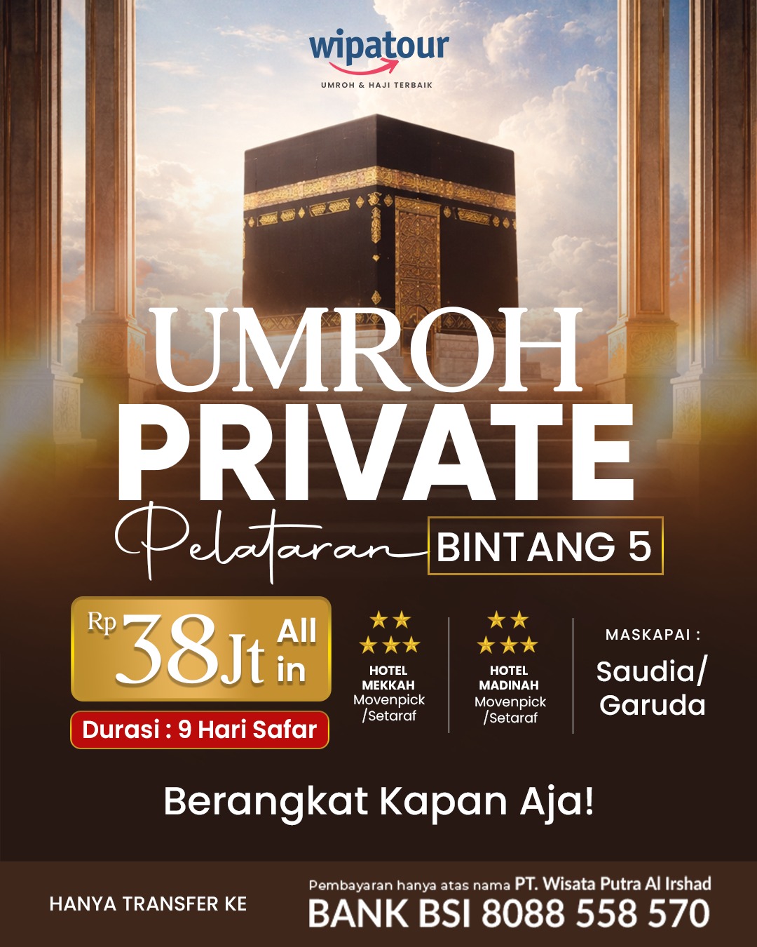 UMROH MAHAL PRIVATE • PELATARAN BINTANG 5