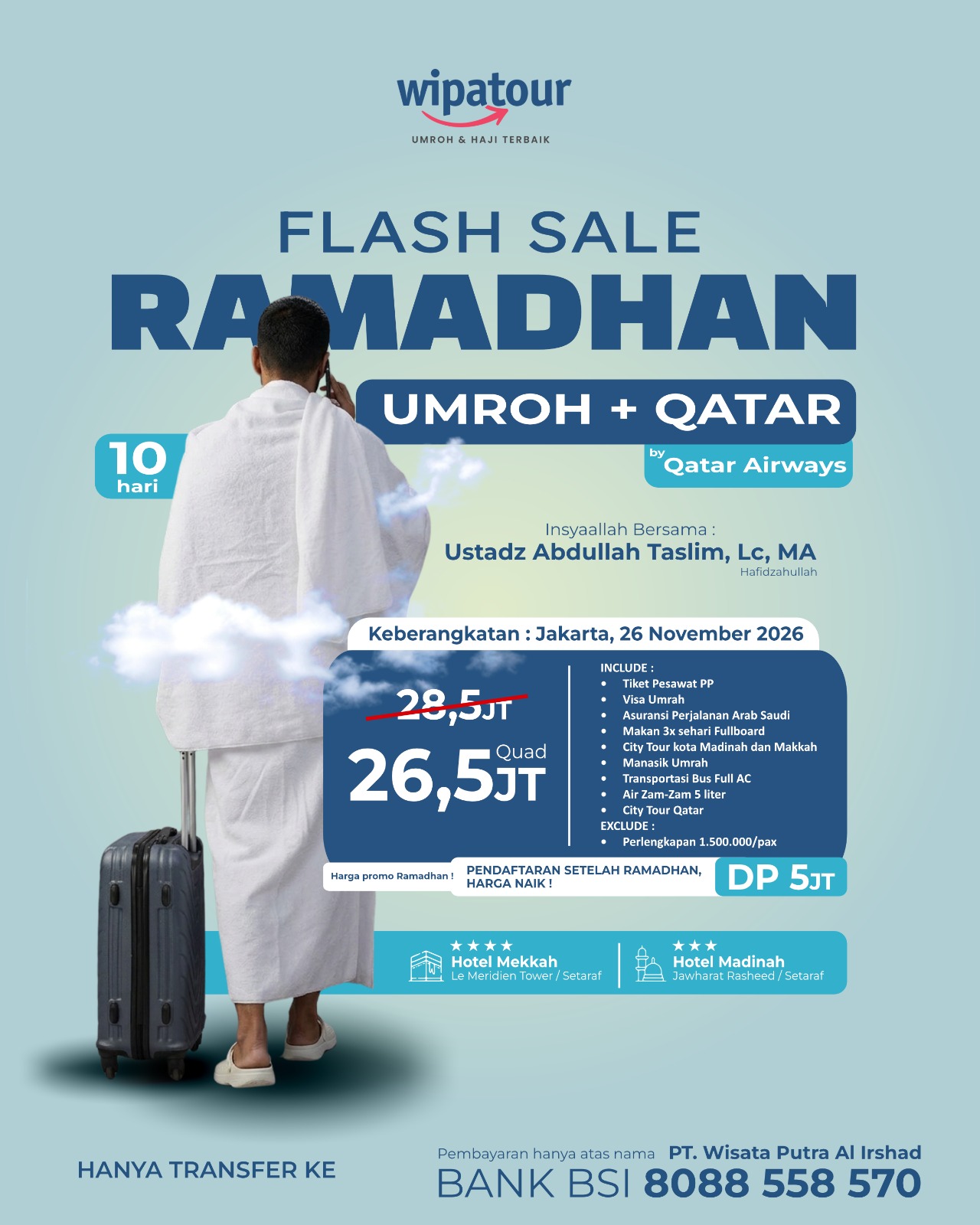 UMROH PLUS QATAR (10 HARI)