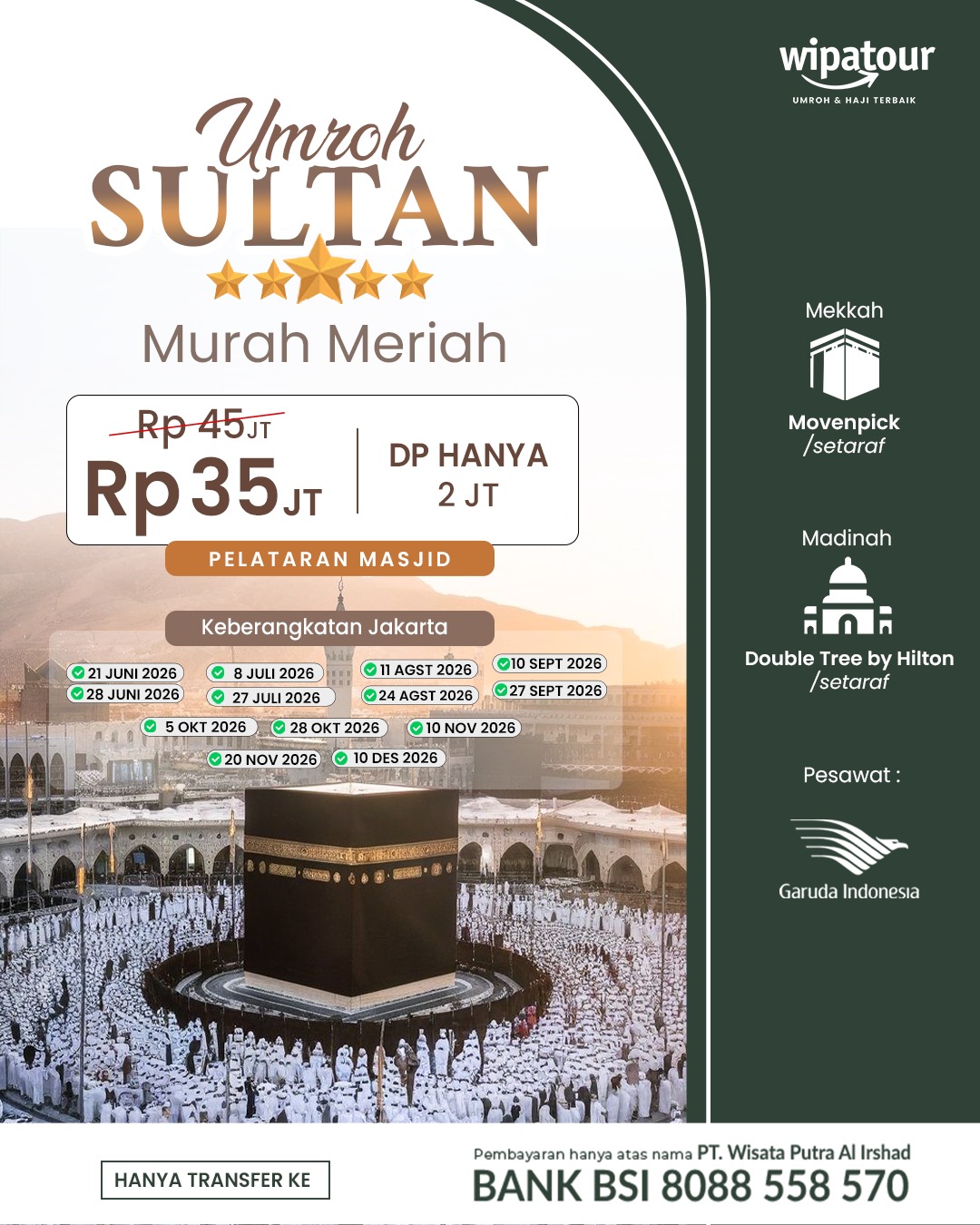 UMROH SULTAN MURAH MERIAH
