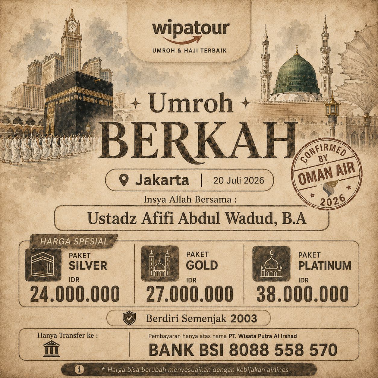 UMROH BERKAH (9 HARI)
