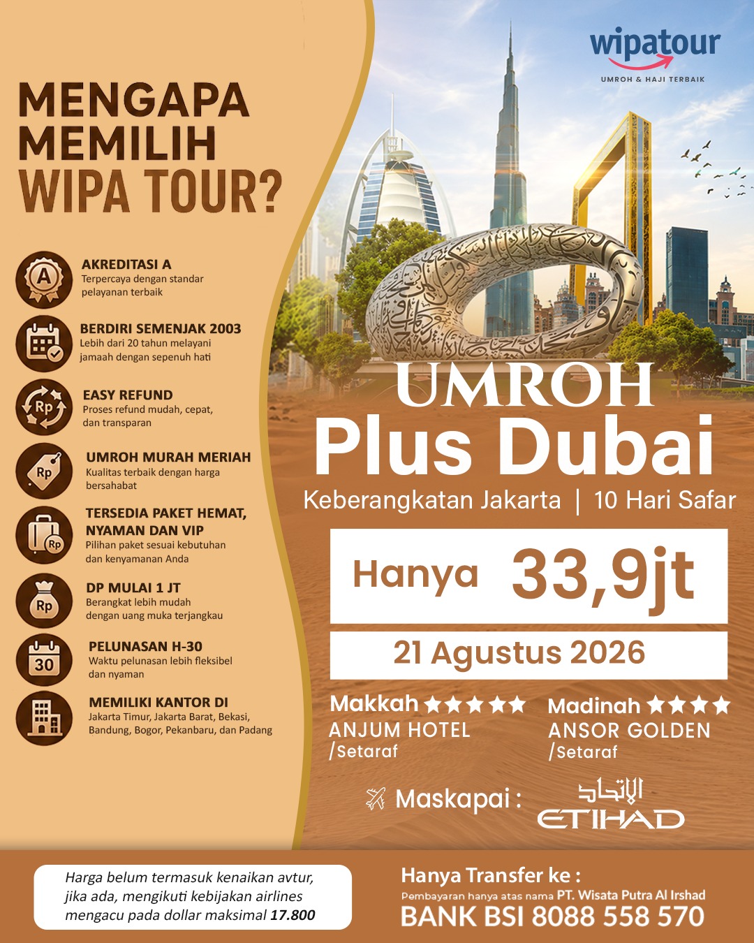 UMROH PLUS DUBAI (10 HARI) UMROH PLUS DUBAI (10 HARI)
