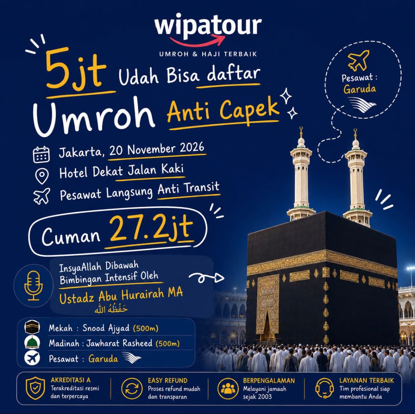 UMROH ANTI CAPEK 20 NOVEMBER 2026